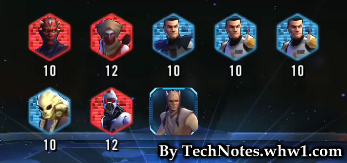 5th Opening Of Chromium Mega Pack in Star Wars Galaxy Of Heroes Game